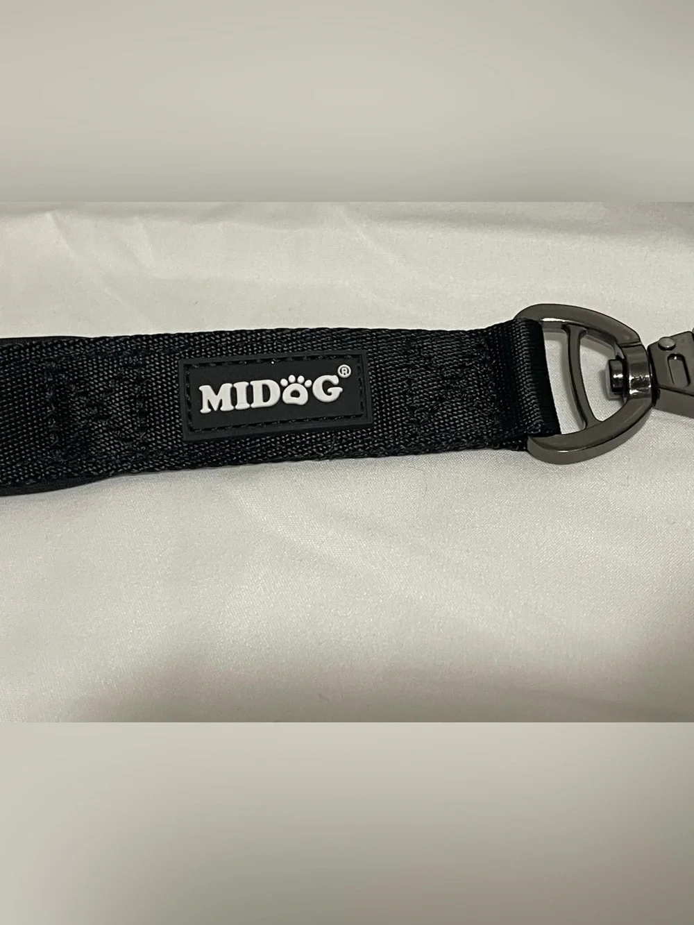 MIDOG Black Hands-Free Bungee Dog Leash with Pouch NWOT